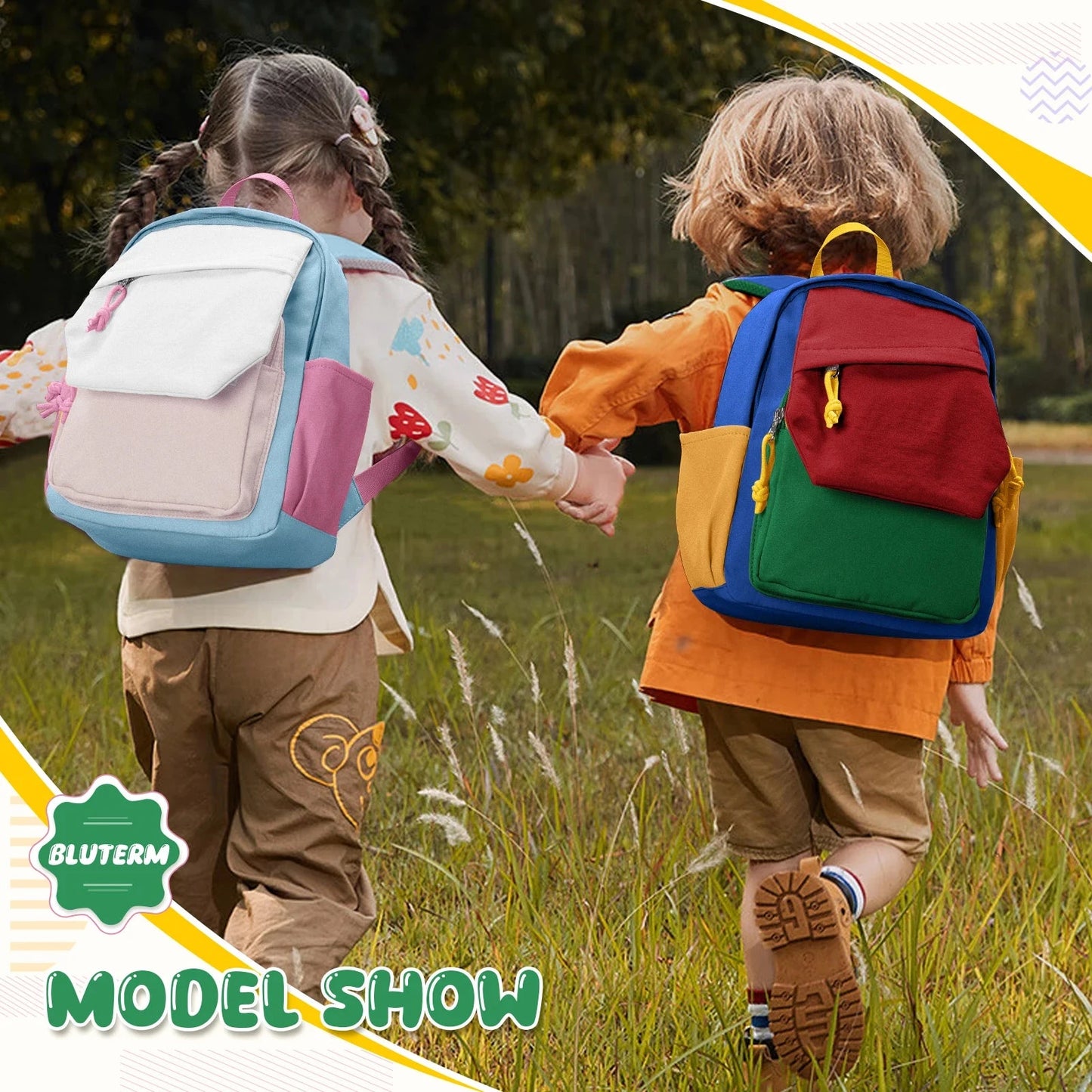 Kids Backpack Boys Girls Mimi Backpack, Preschool Backpack for Children Aged 3-6 First Grade Children School Backpack, Schoolbag GlowCart