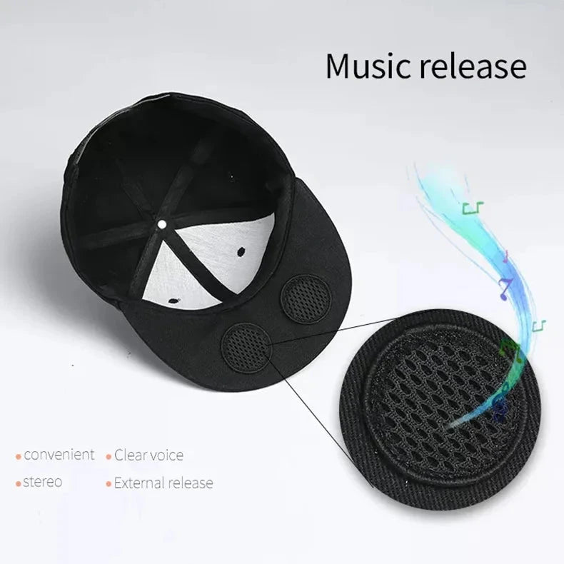 Wireless Outdoor Hat Headphone with Bluetooth Speakers GlowCart