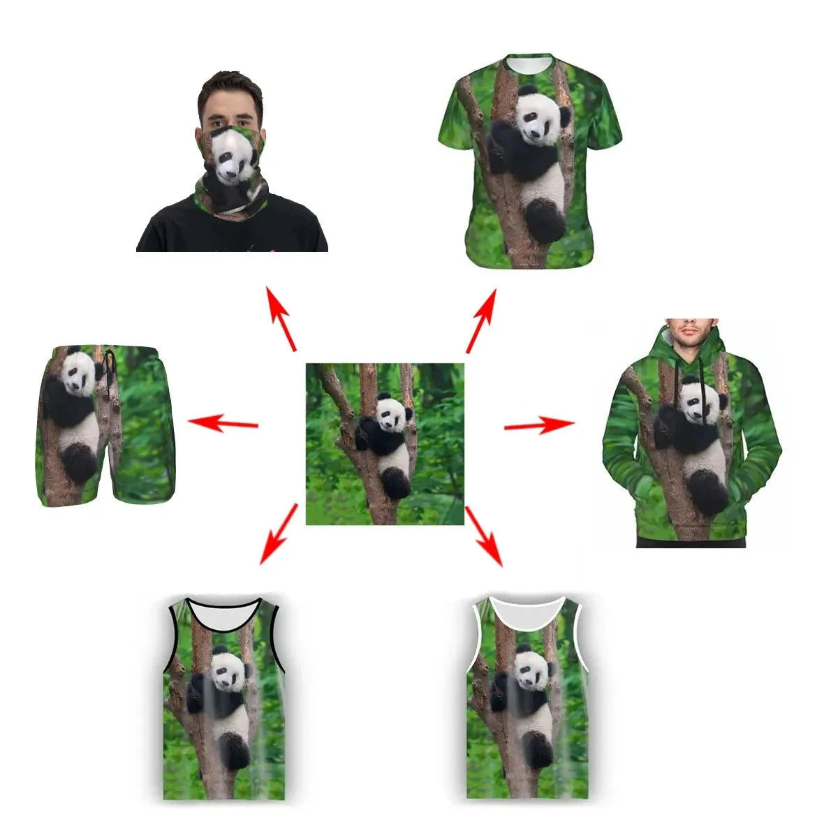 Summer men and women cool print personalized customization GlowCart