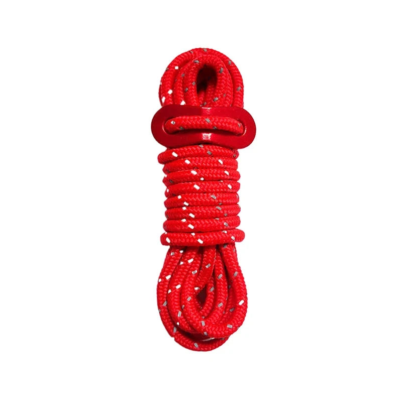 4M 6mm Reflective Guyline Tent Rope Multifunction Paracords GlowCart