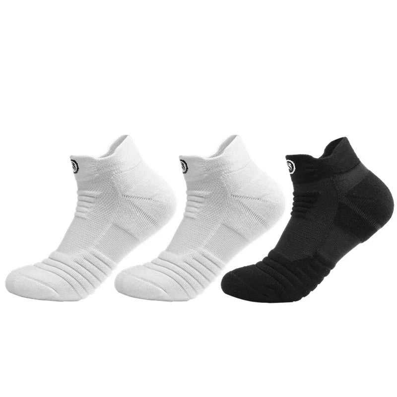 3/6 Pairs Sports Socks For Man High Quality Comfortable Breathable Basketball Short Socks Casual Fashion Low-cut Ankle Socks GlowCart