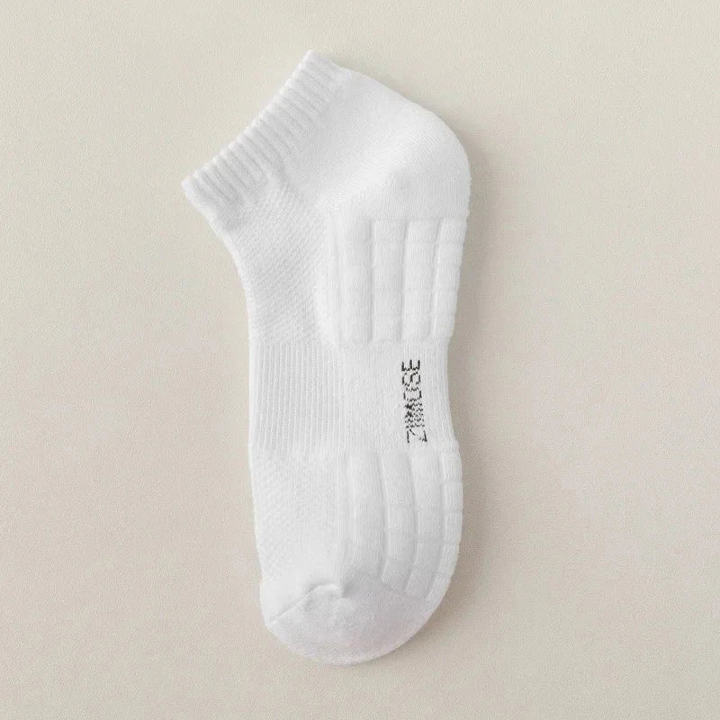 1pc 4pcs 5pcs 10pcs Socks Men's Cotton Spring Towel Bottom with Velvet Mid-tube White Stockings Thickened Sports Basketball Sock GlowCart