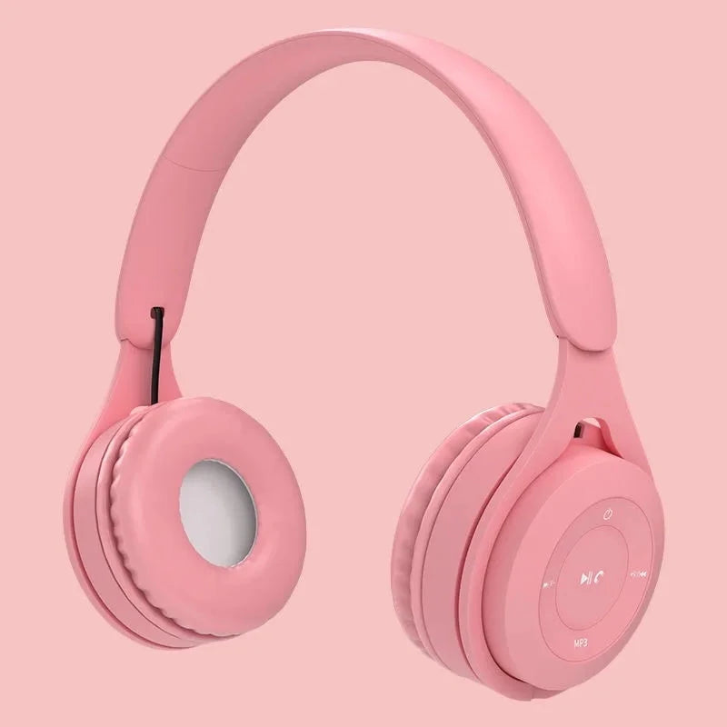Y08 Macaron Wireless Bluetooth Headphones With Microphone GlowCart
