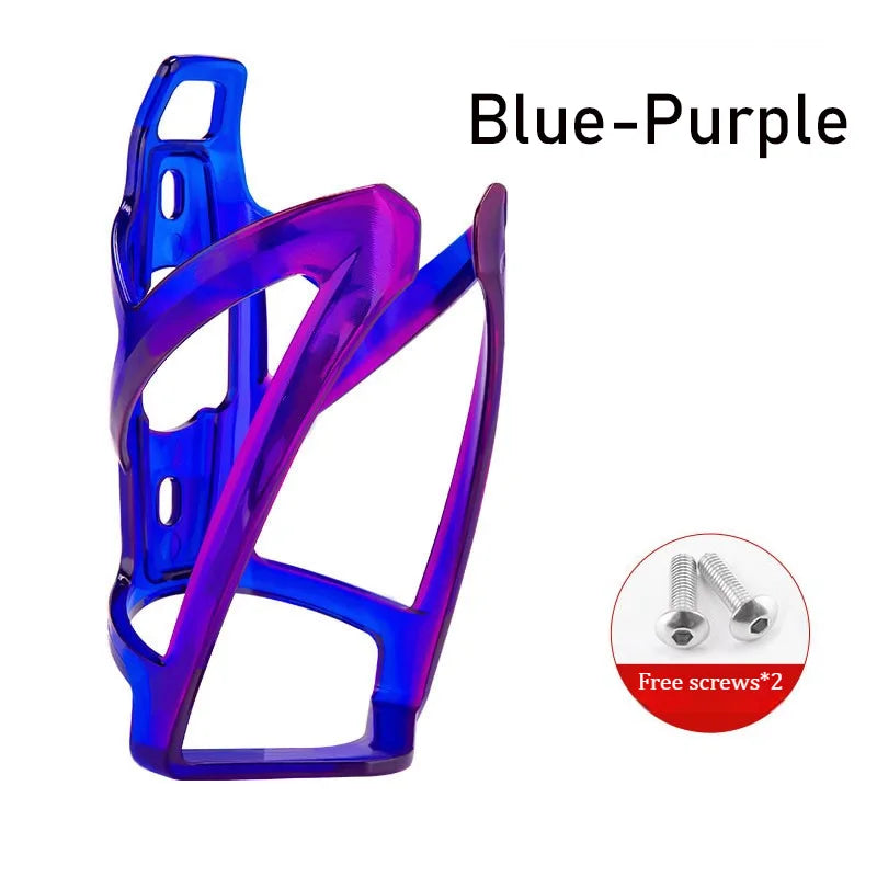 RYDEX Bicycle water bottle holder plastic Bicycle water bottle cage gradient Mountain Road bicycle drink holder with Screws GlowCart