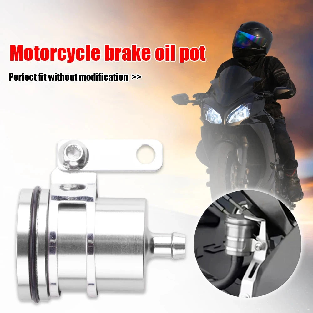 Aluminum Alloy Motorcycle Brake Fluid Reservoir Clutch Tank Oil Fluid Cup Brake Fluid Reservoir Motorcycle Refitting Accessories GlowCart