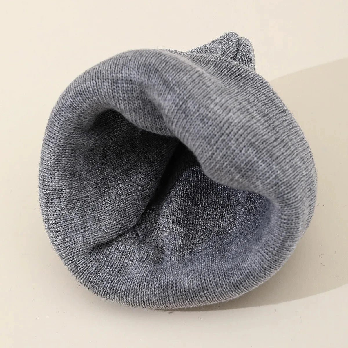 Winter Fashion Warm Knitted Hat Devil's Island Embroidery GlowCart