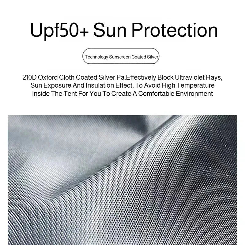 Outdoor portable tent quick-open thickened folding tent GlowCart