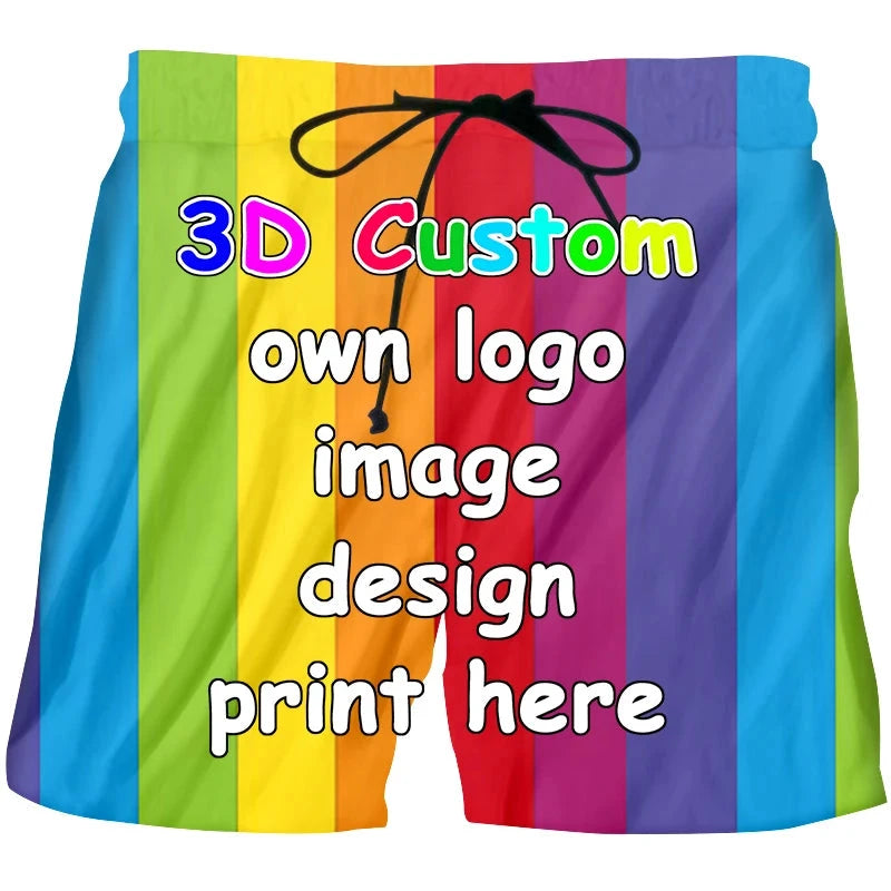 Summer men and women cool print personalized customization GlowCart