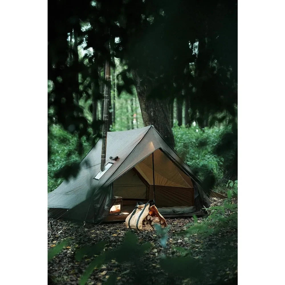 Hot Tent with Stove Jack – 4 Season Waterproof & Windproof GlowCart