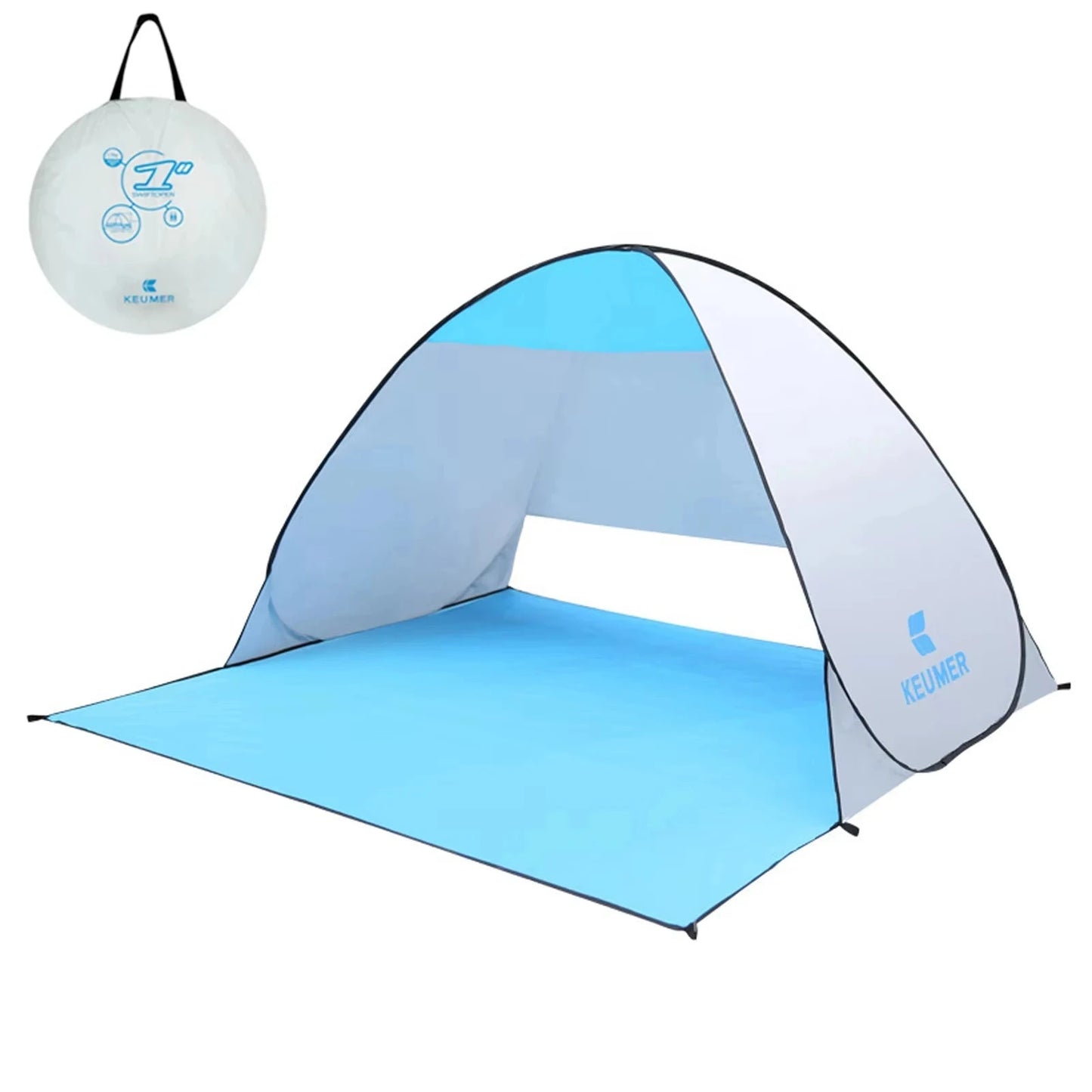 Folding Automatic Camping Ultralight Tent Beach Tent 2 GlowCart