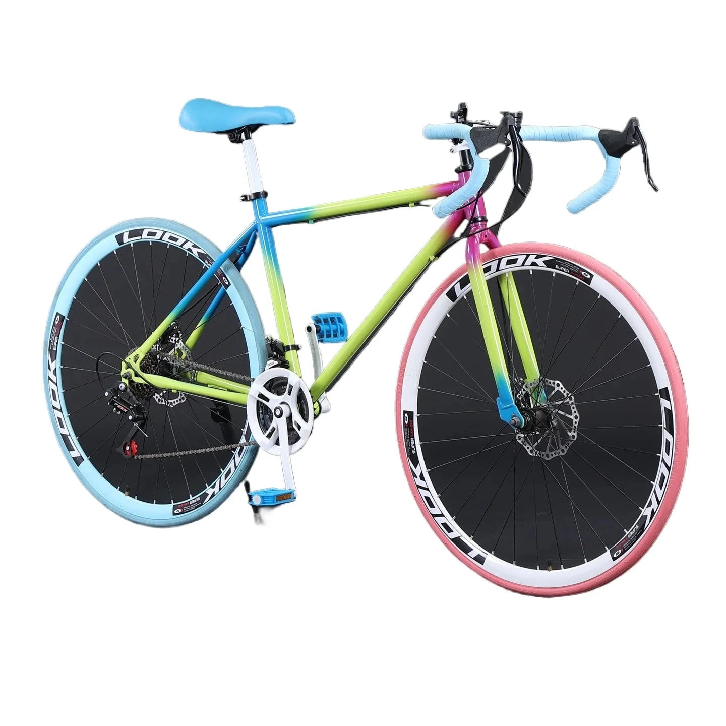 Ultra-Light Variable-Speed Road Racing Bike for Adults & Students (Solid Tire) GlowCart