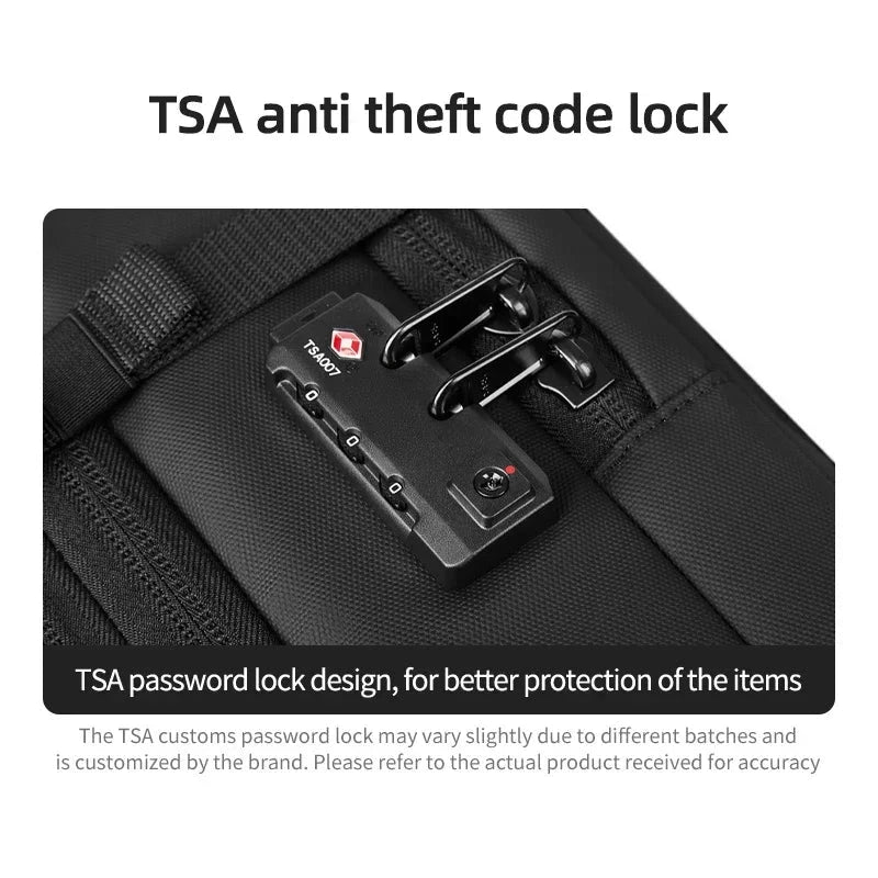 Men Travel Backpack vacuum compression Laptop Backpack 17 GlowCart