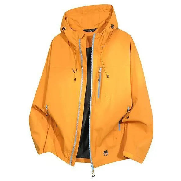 Autumn Men's Rain Jacket Lightweight Windbreaker Coats with GlowCart