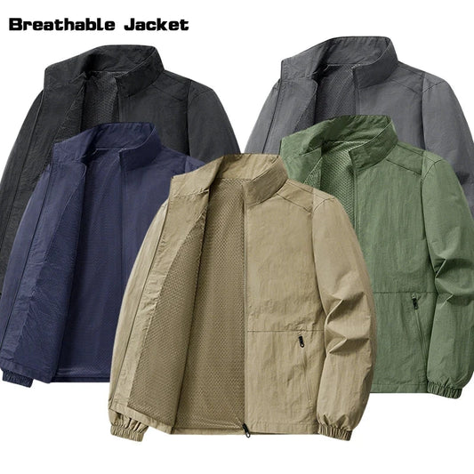 Autumn Breathable New Men's Jackets Outdoor Sports Loose GlowCart