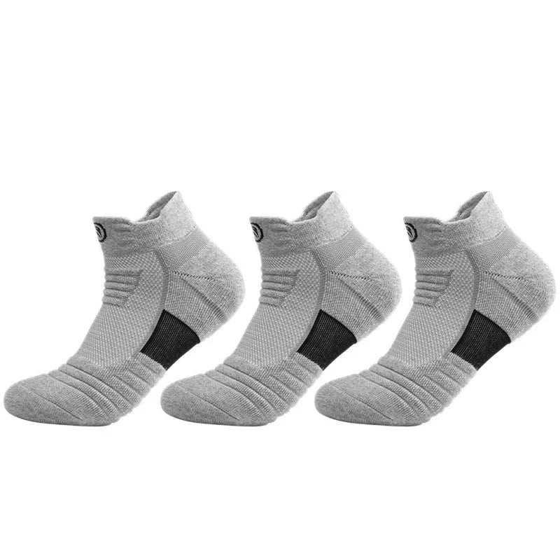 3/6 Pairs Sports Socks For Man High Quality Comfortable Breathable Basketball Short Socks Casual Fashion Low-cut Ankle Socks GlowCart