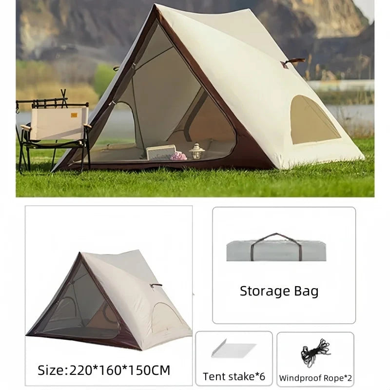 Beach Tent Automatic Instant Open Lightweight UV Protection GlowCart