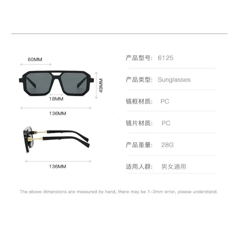 2024 Vintage Fashion Sun Protection Sunglasses for Men GlowCart