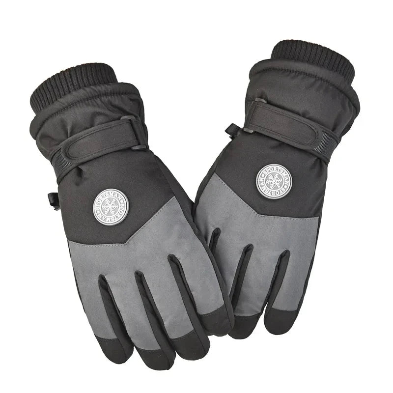 Cold Proof Winter Ski Gloves Outdoor Padded Warm Electric GlowCart