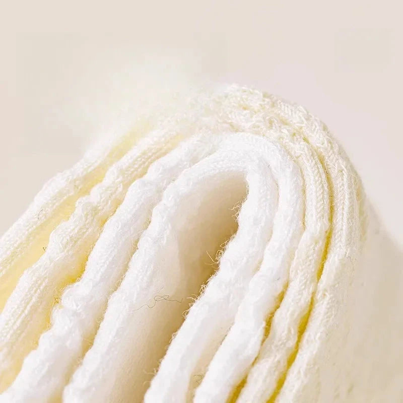 3 Pairs Woman Lolita Cute Black White Socks Set Spring GlowCart