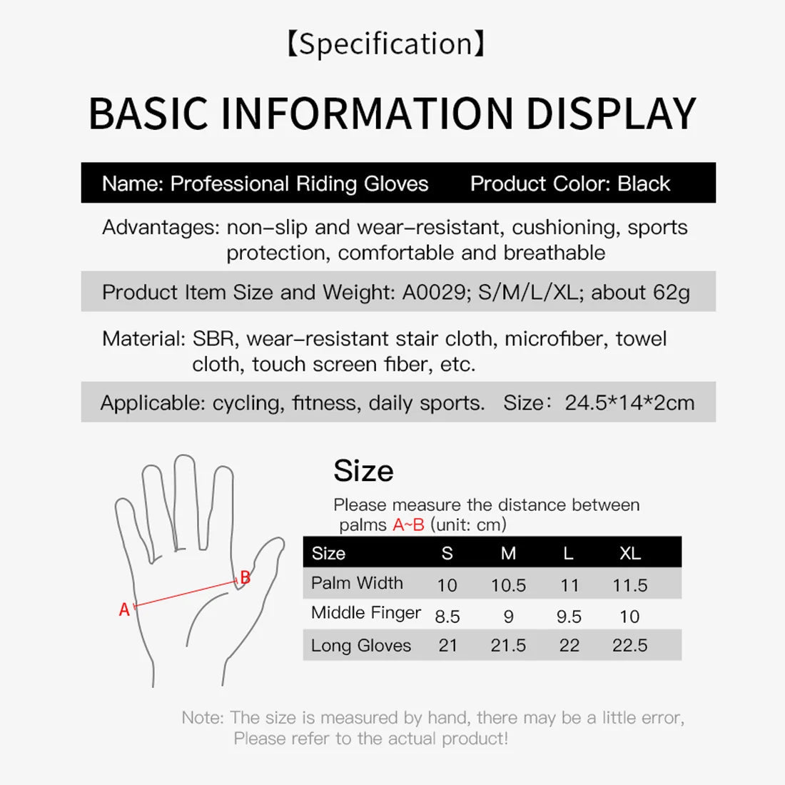 Spring Autumn MTB Cycling Gloves Breathable Non-Slip Shock-Absorbing Touch Screen Black Tactical Gloves Motorcycle Gloves Men GlowCart