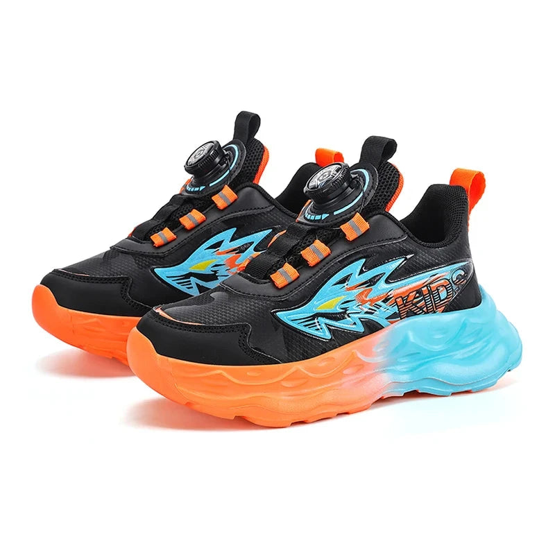 Children Shoes For Boy Breathable Running Sneakers Lightweight Anti Slip School Casual Walking Shoes Outdoor Kids Tennis GlowCart