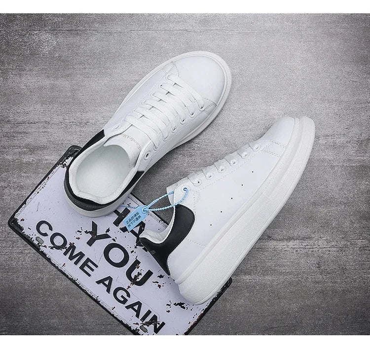 2025 Men Causal Shoes Pring Brand Spring Designer Wedges White Sneakers Platform Tenis Feminino Trainers Female Walking GlowCart