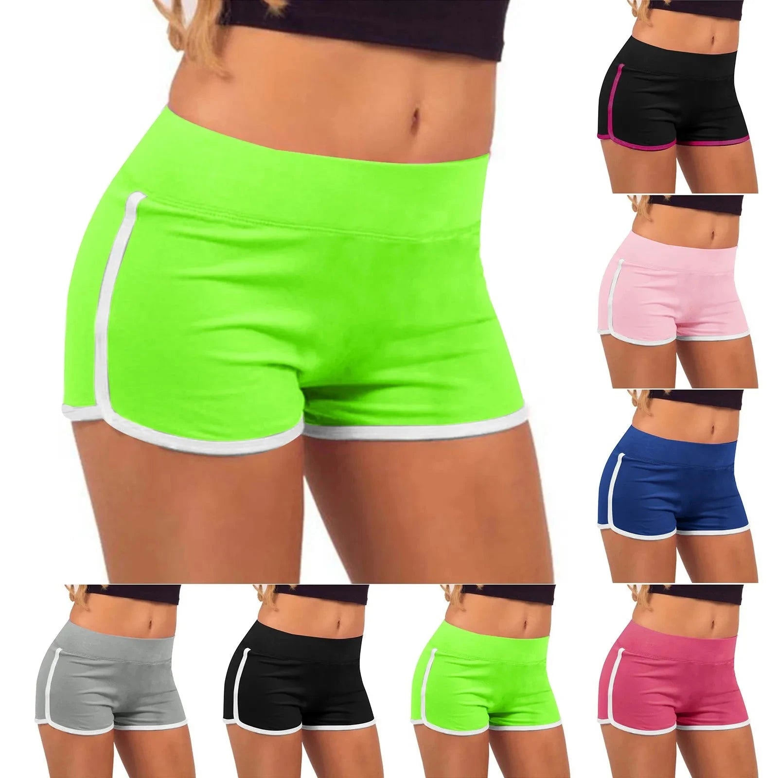 Women Basic Slim Fitting Tight Shorts Boxer Underwear Quick-drying short Sweatpants Jogging Fitness shorts pantalones de mujer GlowCart