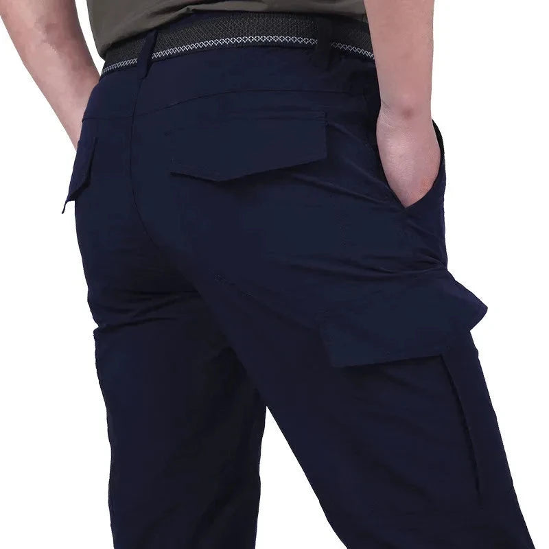 Men's Summer Tactical Cargo Pants Lightweight Casual GlowCart
