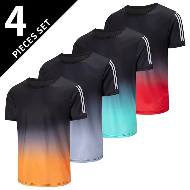 1/2/4Pcs Men's Summer Solid Color Mix And Match GlowCart