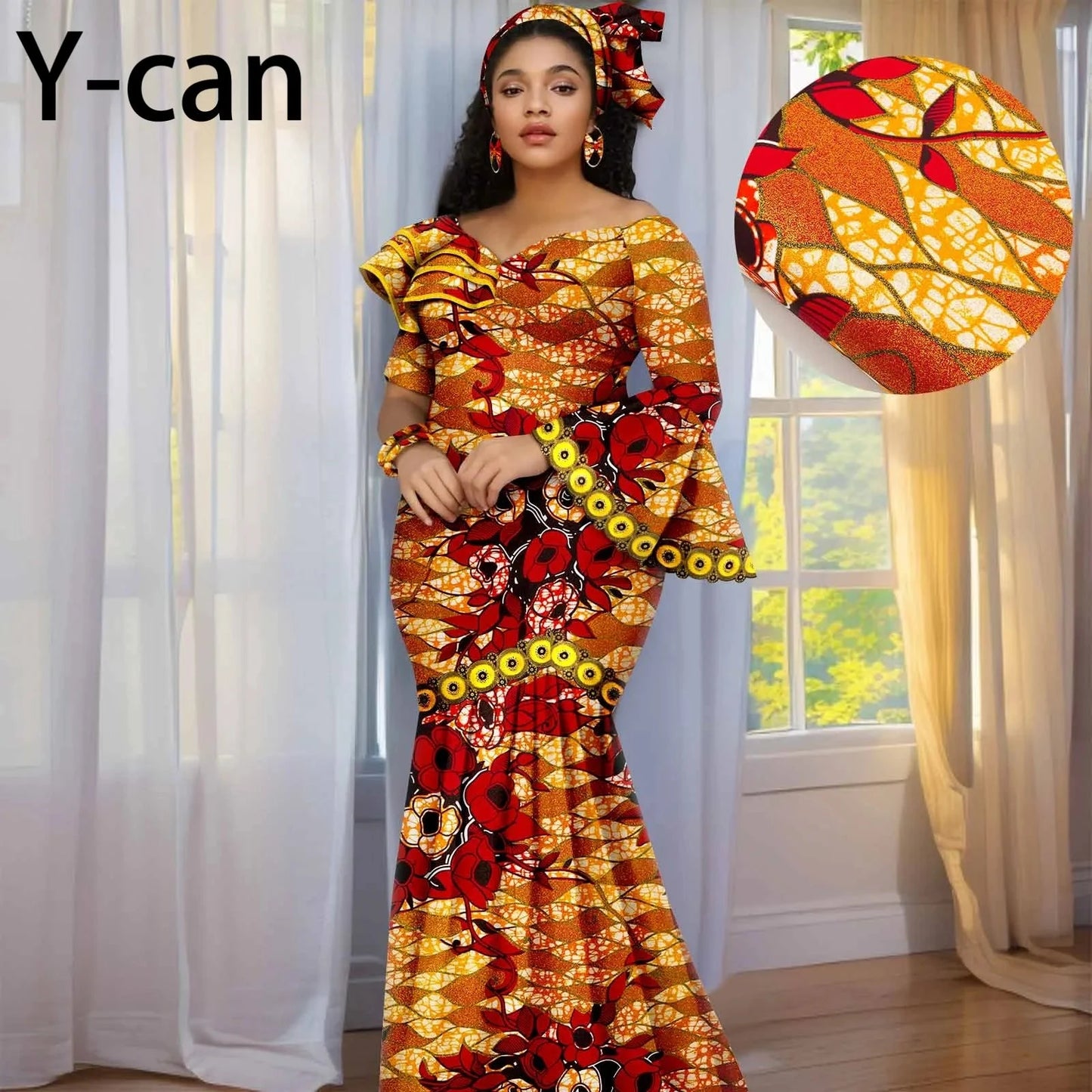New Fashion African Birthday Dresses for Women Luxury Ankara GlowCart