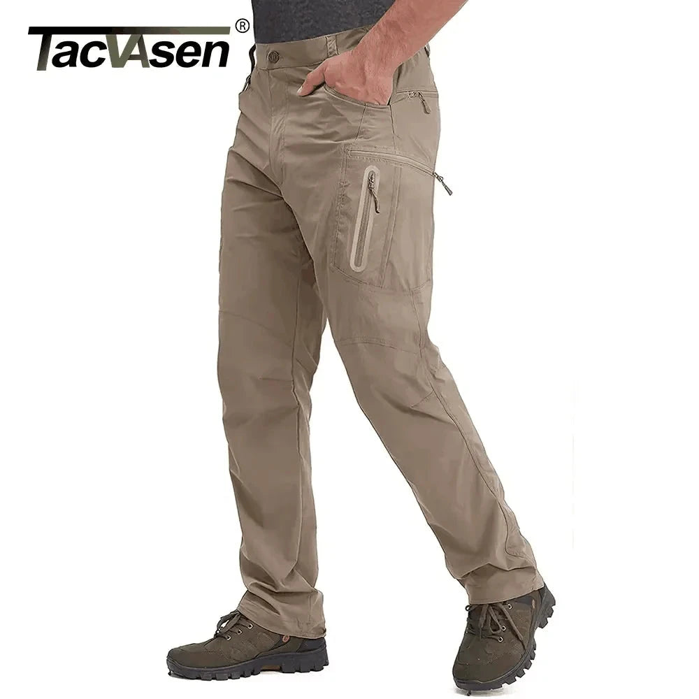 TACVASEN Summer Lightweight Trousers Mens Fishing Pants GlowCart