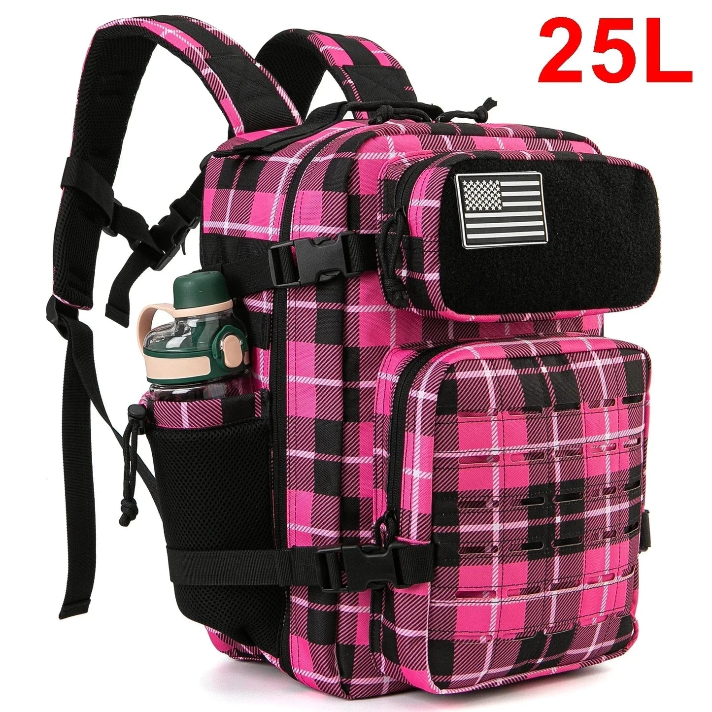 25L Tactical Backpack Outdoor Bag Fitness Backpack MOLLE GlowCart