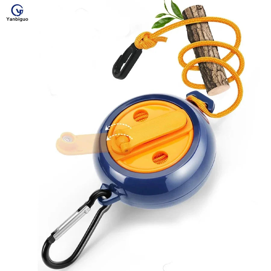 Portable Travel Clothesline,32.8ft Retractable GlowCart