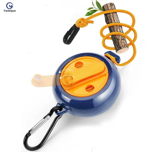 Portable Travel Clothesline,32.8ft Retractable GlowCart