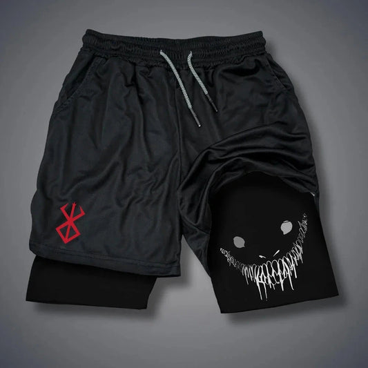 Summer Men Running Shorts Fitness Gym Training 2 in 1 Sports GlowCart