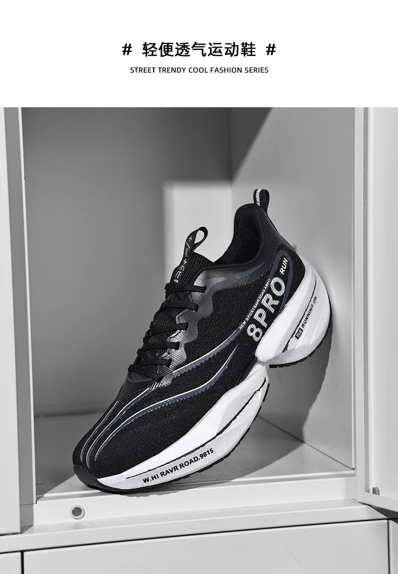 Speciality Carbon Plate Sports Running Shoes Marathon Air Cushion Men Breathable Lightweight Women Comfortable Nonskid Sneakers GlowCart