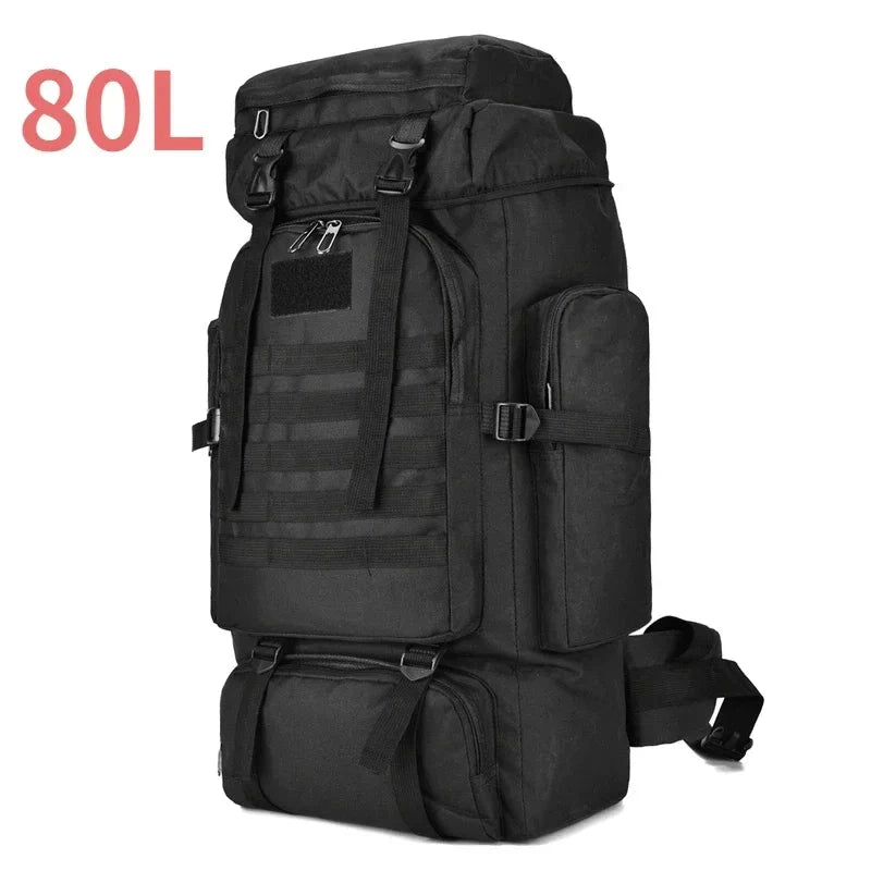 80L/100L  Mountaineering Bag Climb Bag Tactical Backpacks GlowCart