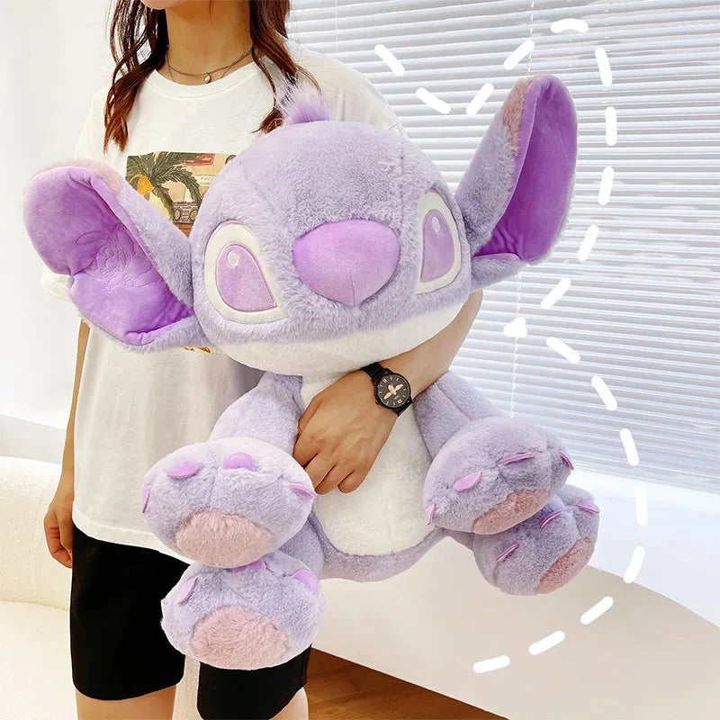 Disney Cartoon Purple Stitch Doll Star Baby Kawaii Plush Toy GlowCart