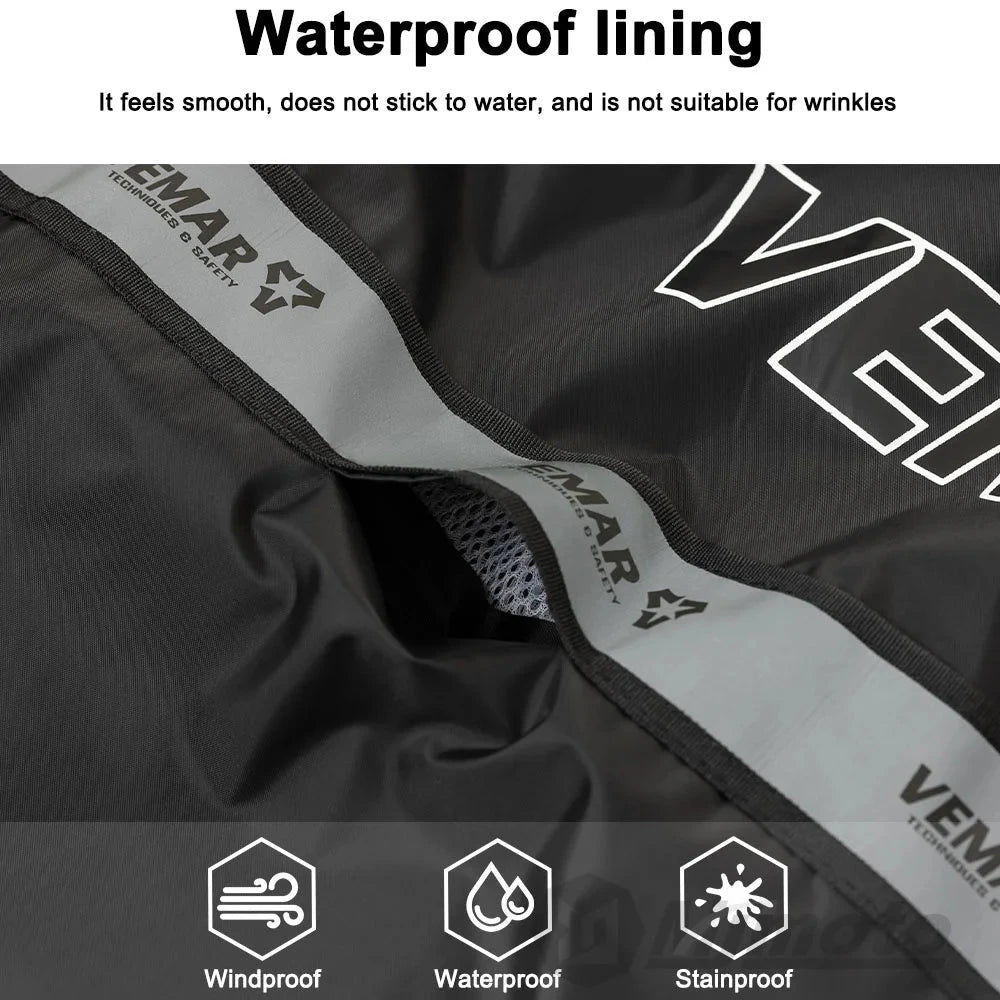 Men Women Motorcycle Raincoat Heavy Duty Motorbike Rain Suit GlowCart