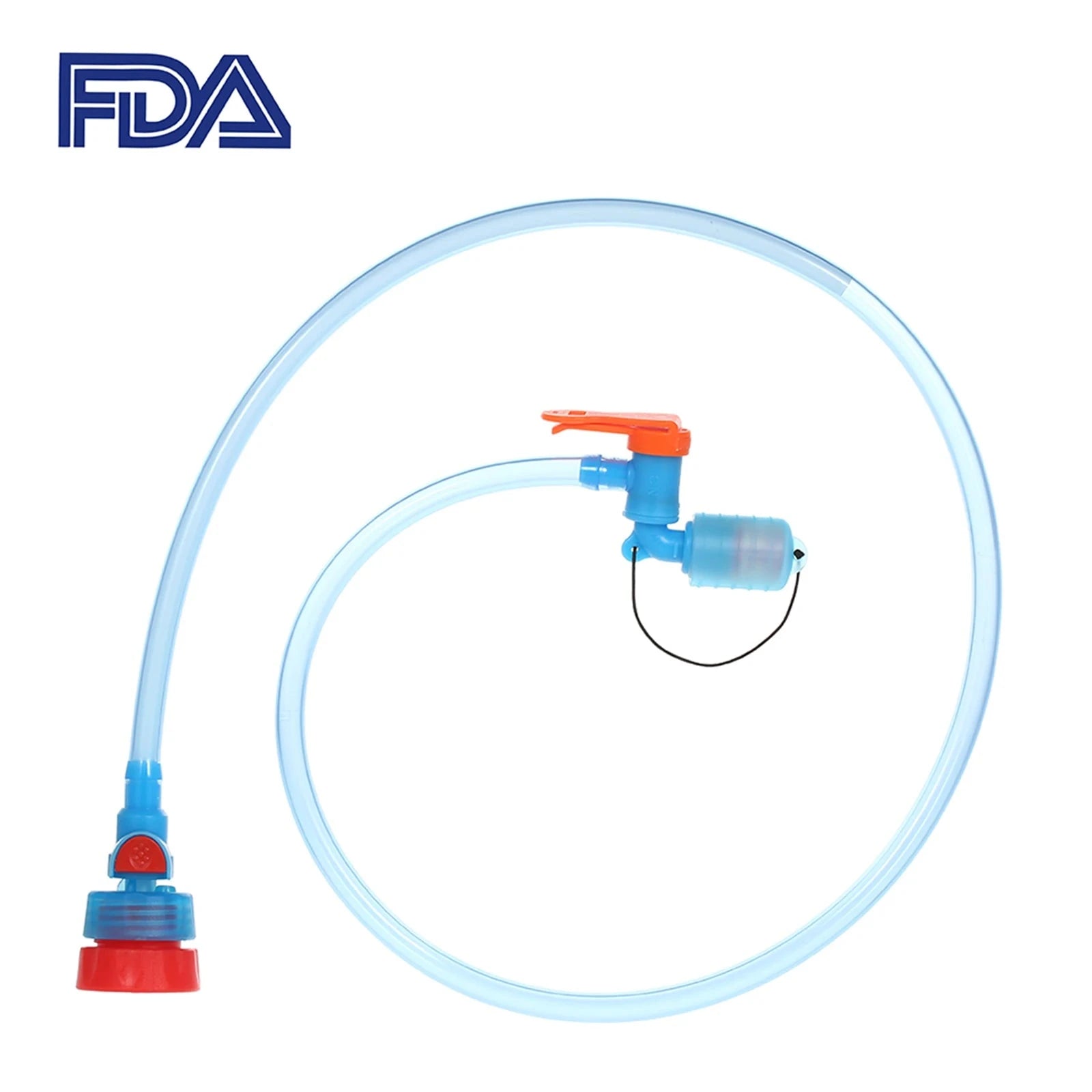 Water Bottle Drink Tube Hose Hydration Bladder Reservoir Pack Backpack System Hose Kit GlowCart