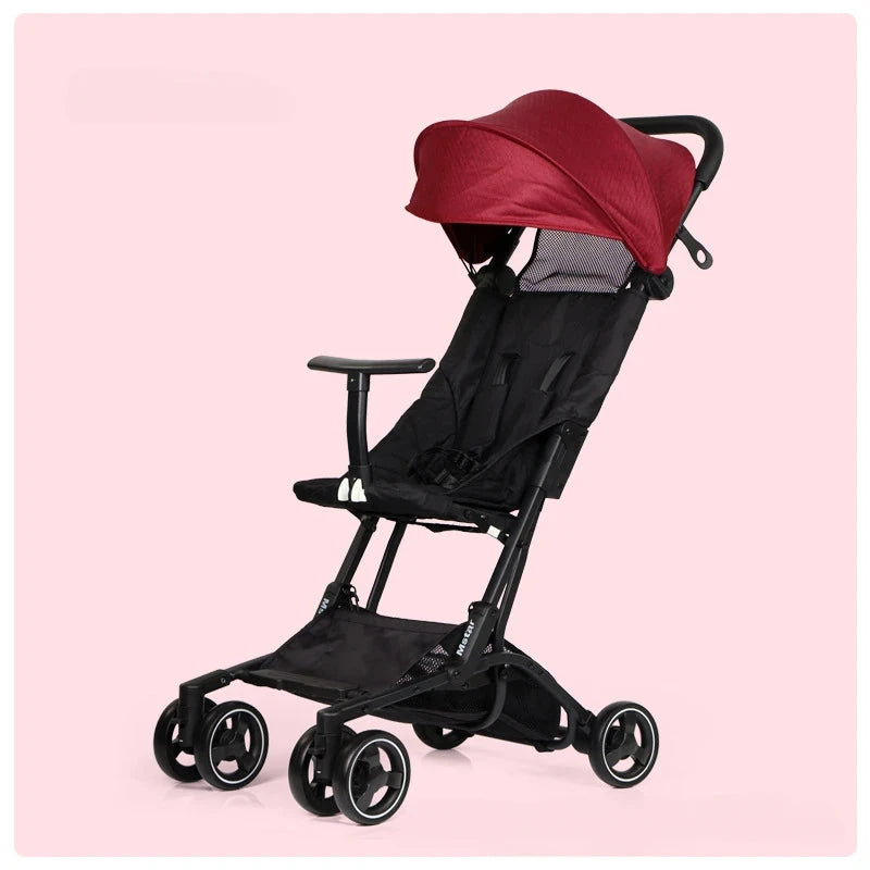 lightweight folding stroller Can sit or lie down Simple portable high landscape baby umbrella stroller Children's stroller GlowCart
