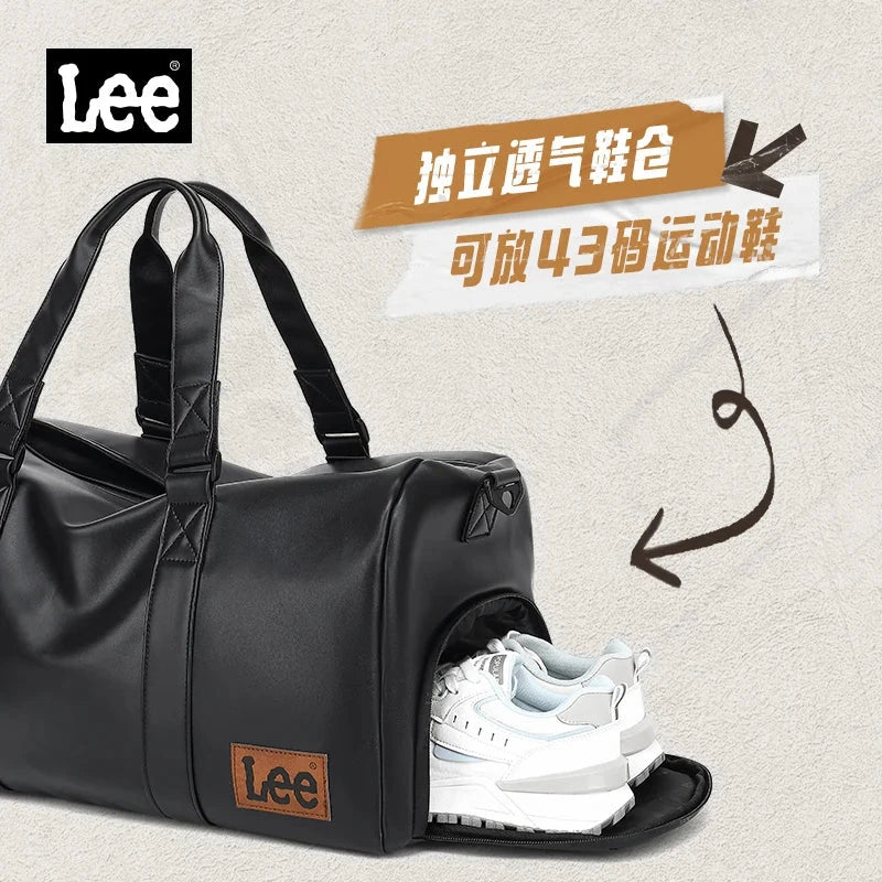 LEE High Quality Waterproof Leather Travel Duffel Bag Dry GlowCart