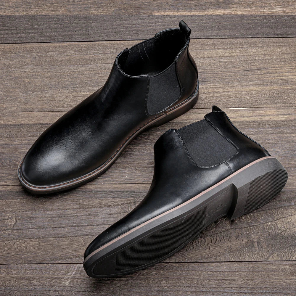 40~46 Men Chelsea Boots Brand Retro Comfortable Fashion Men GlowCart