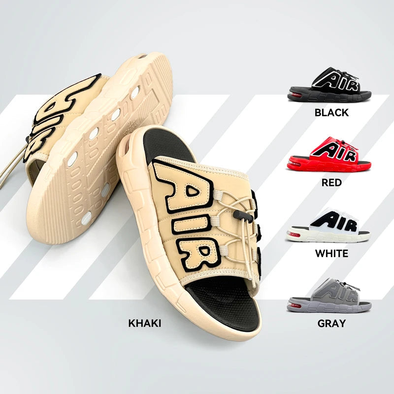 Men's Sport Slippers Summer Sandals Thick Sole Beach Flip-flops Flats Outdoor Breathable Sneaker Size 40-49 Big Fat GlowCart