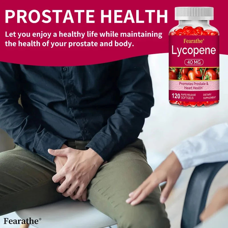 Lycopene 40 Mg Softgels - Promotes Prostate Health, Supports GlowCart