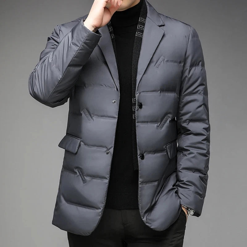 Men's Winter Fashion High-Quality down Jacket 90% White Duck GlowCart