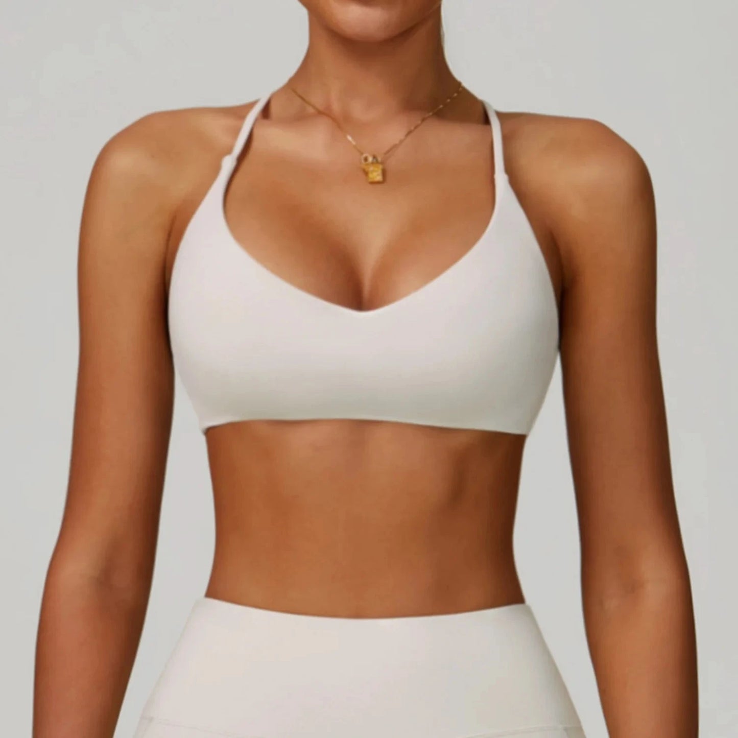 Gym Bras Cross Shoulder Straps Sports Underwear Anti-Sweat Fitness Top Women Yoga Bra Shockproof Crop Top Push Up Workout Tops GlowCart