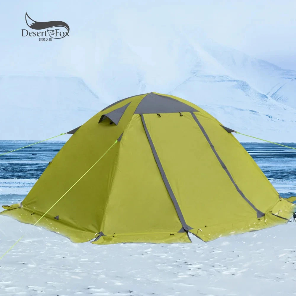 Camping Double Layer 2 Person Rainproof Tent Ultralight GlowCart