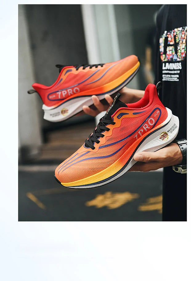 Summer Men's Running Shoes New Professional Carbon Plate