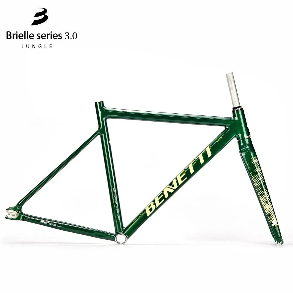 Fixed Gear Bike BJ CYCLE Bennetti brielle Fixie Bike Single Speed Gravel Retro Flip Flop MTB Free Wheel GlowCart